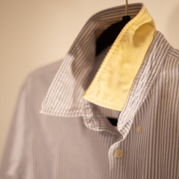 Ralph Lauren White and Purple Fitted Long Sleeve Button Down Shirt - Picture 4 of 11
